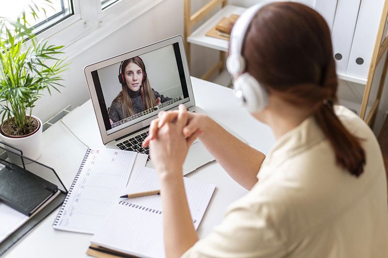 reunión de trabajo online